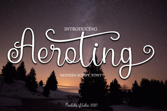 Aeroting: Elegant Script Font