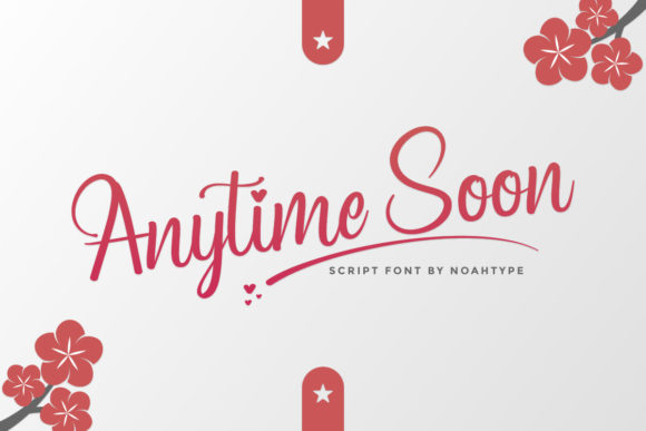 Anytime Soon Font: Elegant Script for Digital Marketing