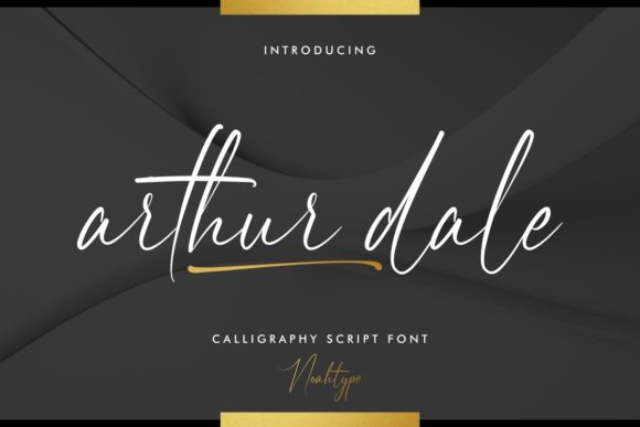 Arthur Dale: A Delicate Handwritten Font