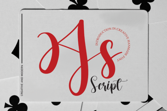 As: A Magical Script Font