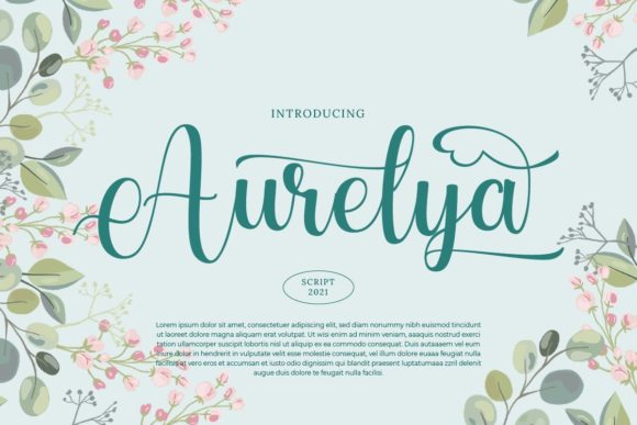 Aurelya: A Delicate Typeface for Creative Projects