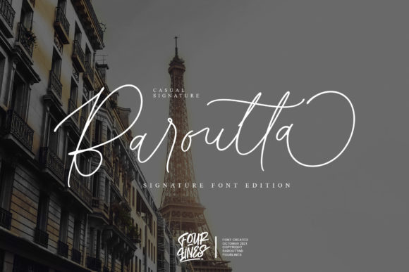 Baroutta: A Luxurious Script Font for Business