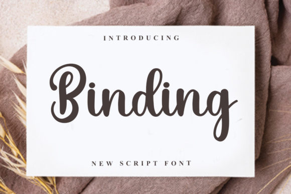 Binding: A Beautiful Script Font