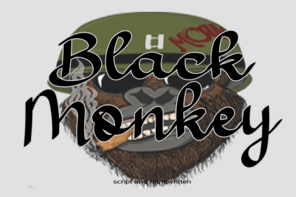 Black Monkey Font for Creative Brands