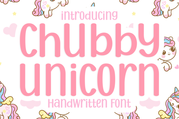Chubby Unicorn Font for Web Design