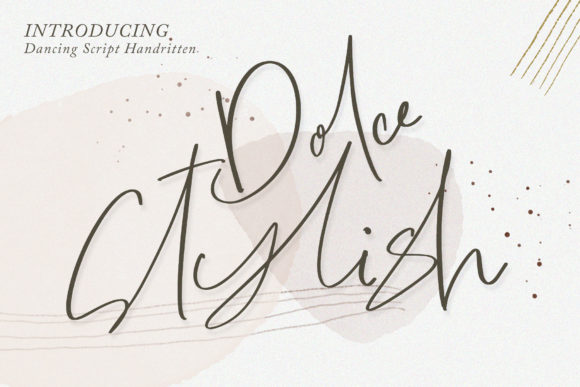 Dolce Stylish: A Luxurious Font for Campaign Design