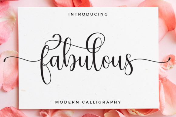 Fabulous: A Luxurious Handwritten Font