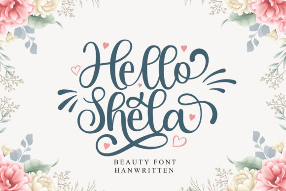 Hello Shela Font: Elegant Script for Web Design