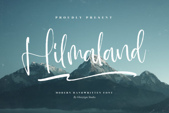 Hilmaland: A Script Font for Web Design