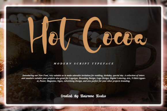 Hot Cocoa: A Cozy Handwritten Font