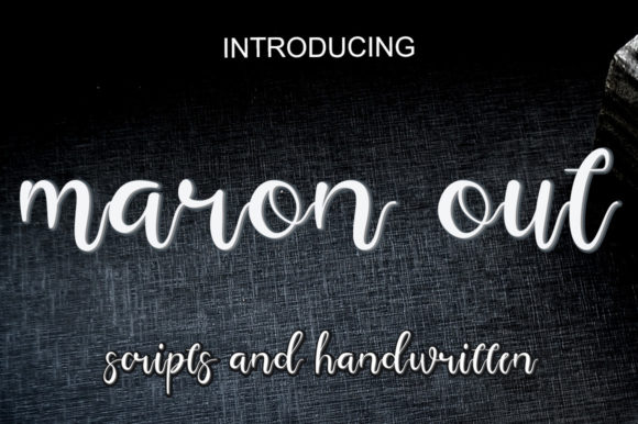 Maron Out Font for Professional Branding