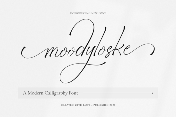 Moodyloske: A Graceful Script Font