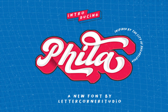 Phila: A Retro Script Font for Creative Projects