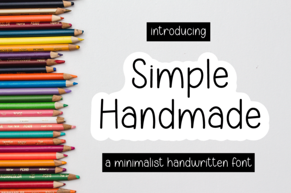 Simple Handmade Font for Web Design