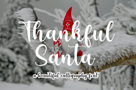 Thankful Santa: A Luxurious Script Font