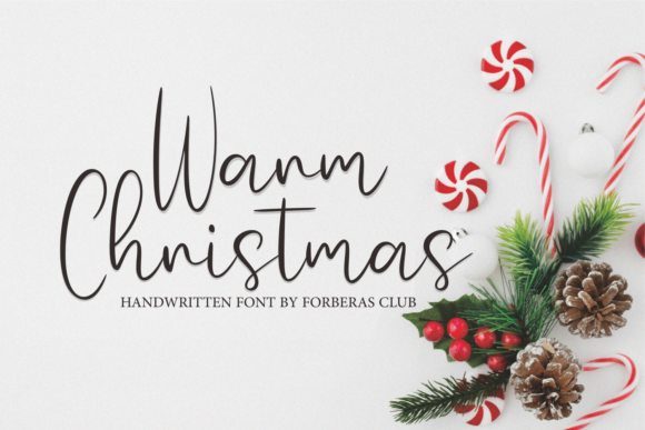 Warm Christmas Font for Creative Projects