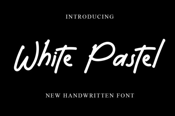 White Pastel Font for Web Design