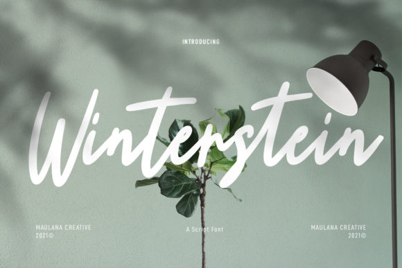 Winterstein: A Stylish Script Font